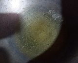 A picture of step 3 of Kaju badam halwa.