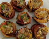 A picture of step 8 of Stuffed Plantain Pinwheels.