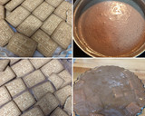 Foto del paso 2 de la receta: Tarta de galletas con flan de chocolate