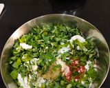 A picture of step 2 of Methi thepla.