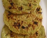 A picture of step 5 of Hariyali Green Moong Flour Rotla.
