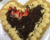 Foto del paso 3 de la receta: Torta en forma de corazón de fresas. Fresas 🍓