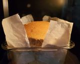 A picture of step 5 of Earl grey chiffon cake.
