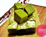 Foto langkah ke 6 dari resep Shiny crust fudgy greentea.