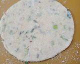 A picture of step 6 of Aloo puri.