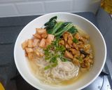 Foto langkah ke 4 dari resep Mie Ayam homemade.
