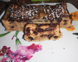 Foto del paso 4 de la receta: Bizcocho de plátano y pepitas de chocolate y nueces