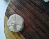 A picture of step 4 of Gulab pitha.