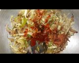 A picture of step 1 of Veggies Roti Roll.