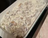 Juhtúrós-gombás rakott gnocchi recept fázis 5 fotója