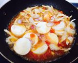 Hình bước làm 4 của món Đậu Nấm sốt cà chua chay