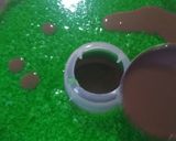 Foto langkah ke 7 dari resep Puding Marie Lapis Lumut Coklat (inspirasi resep Tintin Rayner).