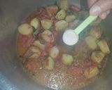 A picture of step 3 of Beef yakhni pulao.