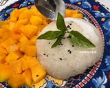 A picture of step 13 of Mango Sticky Rice with Coconut.