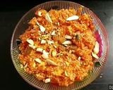 A picture of step 7 of Gajar ka halwa.