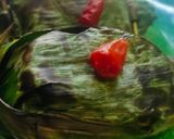 Foto langkah ke 8 dari resep Nasi Bakar Ayam Suwir Kemangi.