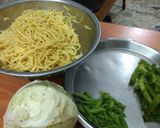 A picture of step 1 of Chicken Thukpa- Nepali style.