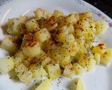 Foto del paso 9 de la receta: Mortadela a la plancha estilo pizza con papas en cubos