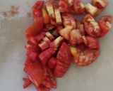 A picture of step 2 of 3 spice cholay masala.