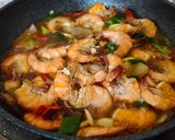 Foto langkah ke 6 dari resep Udang Asam Pedas.