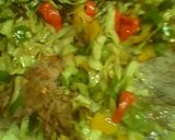 A picture of step 4 of Potatoes wit cabage sauce.
