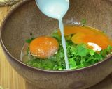 A picture of step 1 of Eggs with Croutons.