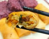 A picture of step 6 of Vegetarian Spring Rolls.