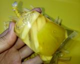 Hình bước làm 6 của món Yogurt đá bịch mít thơm