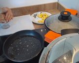 Foto del paso 5 de la receta: Pavo en salsa con arroz y patacones