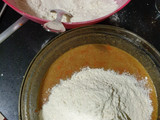 Bizcocho de zanahoria y crema de chocolate