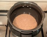 A picture of step 1 of Little millet lemon rice.