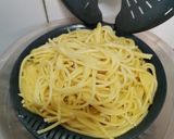Foto langkah ke 1 dari resep Spaghetti Garlic butter with Smoke Beef (THERMOMIX).
