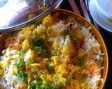 A picture of step 7 of Gobhi dum Biryani.