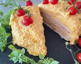 A picture of step 6 of Egg Mayo Sandwich Cake.
