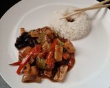Foto del paso 5 de la receta: Guiso asiático de pollo y verduras