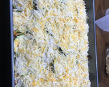 Foto del paso 5 de la receta: Lasaña de bacalao con ajos tiernos y calabacín