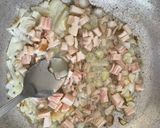Foto del paso 1 de la receta: Tallarines en Salsa Blanca 🥓