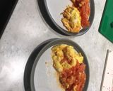 A picture of step 10 of Mashed potatoes (sided with tomato eggs) 🥔.