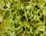 A picture of step 5 of Spinach Fried Rice.