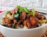Foto langkah ke 6 dari resep Rice Bowl Chicken Black Pepper.