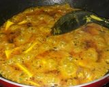 A picture of step 8 of Paneer nawabi (own creation).