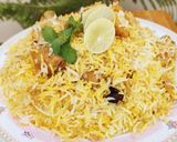 A picture of step 12 of Chicken Biryani 😋😋.