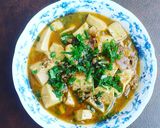 Hình bước làm 3 của món Đậu hũ Tứ Xuyên