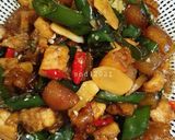Foto langkah ke 5 dari resep Oseng Kikil Tahu Cabe Ijo 🇲🇨 #masakanindo.