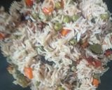 A picture of step 3 of Buttermilk veg biryani.