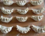 A picture of step 5 of Chinese Dumplings 🥟🥕 with Sweet and Sour Sauce 🍜.