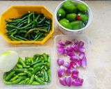 Foto langkah ke 1 dari resep Sambal taichan hijau.