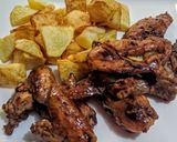 Foto del paso 1 de la receta: CODORNIZ  sellada en Salsa Teriyaki y Miel-Mostaza al Ajillo..!😋