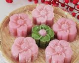Hình bước làm 5 của món Bánh dẻo hoa đào