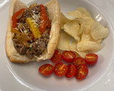 A picture of step 4 of Cheesesteak Sub.